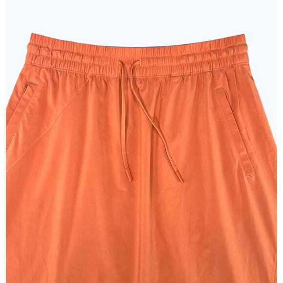 Athleta Womens Arrival Skirt Orange Knee-Length W/ Pockets Size 10 Lightweight - Picture 7 of 16
